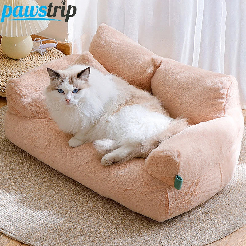 Cama de Gato de Luxo Sofá Inverno Quente