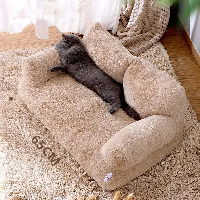 Cama de Gato de Luxo Sofá Inverno Quente