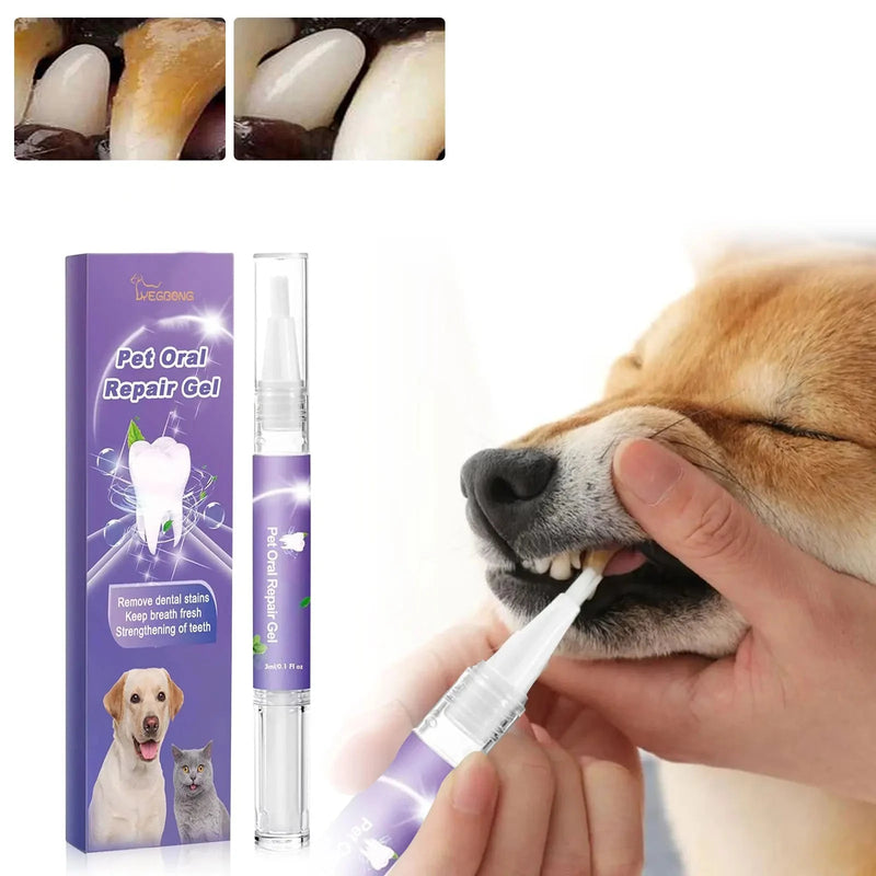 Gel de limpeza oral para cães