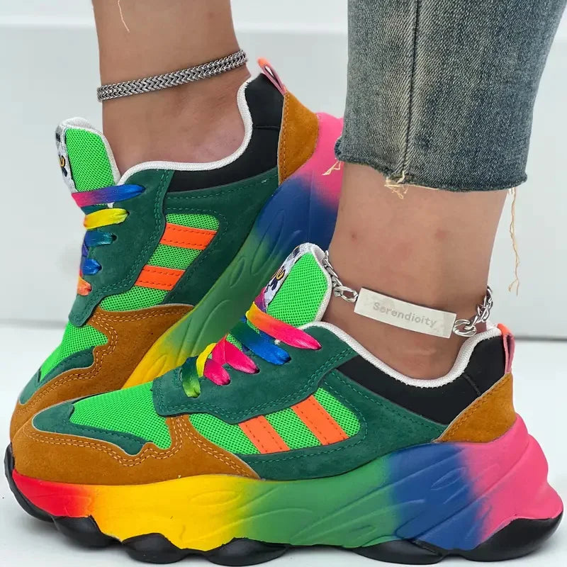 Tênis Femininos Esportivo colorido